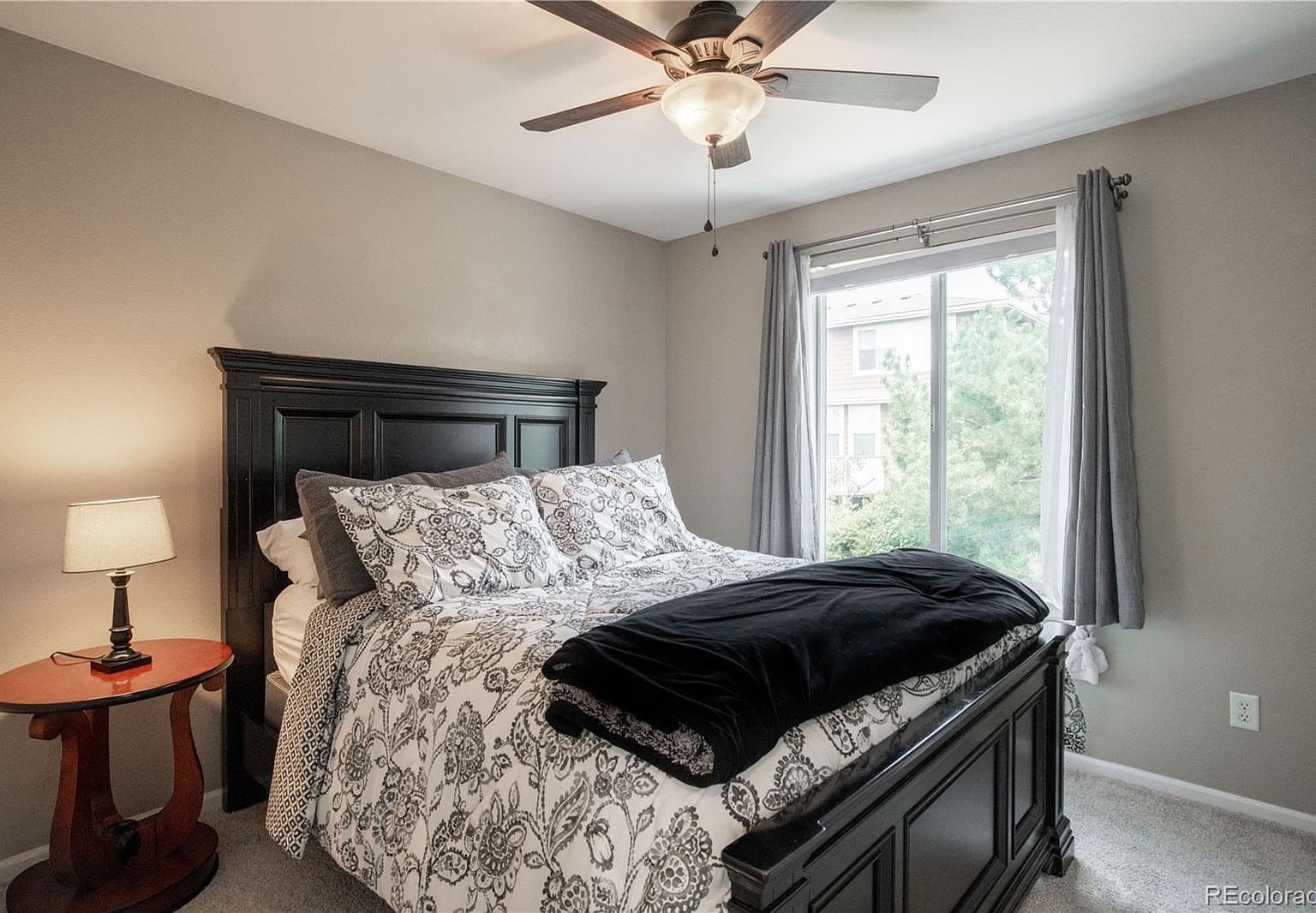 Comfortable secondary bedroom with great natural light.
