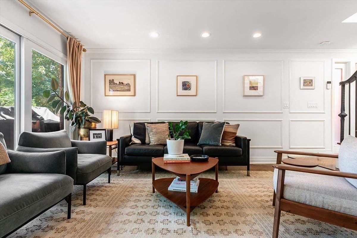 Bright, airy lounge opens seamlessly to outdoor entertaining.