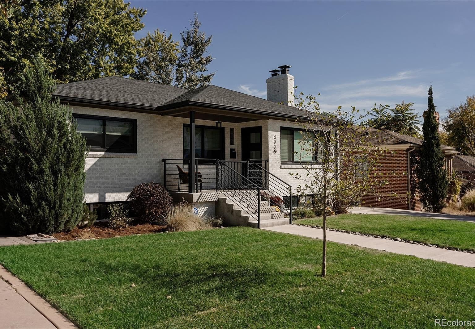 A charming covered porch welcomes you home