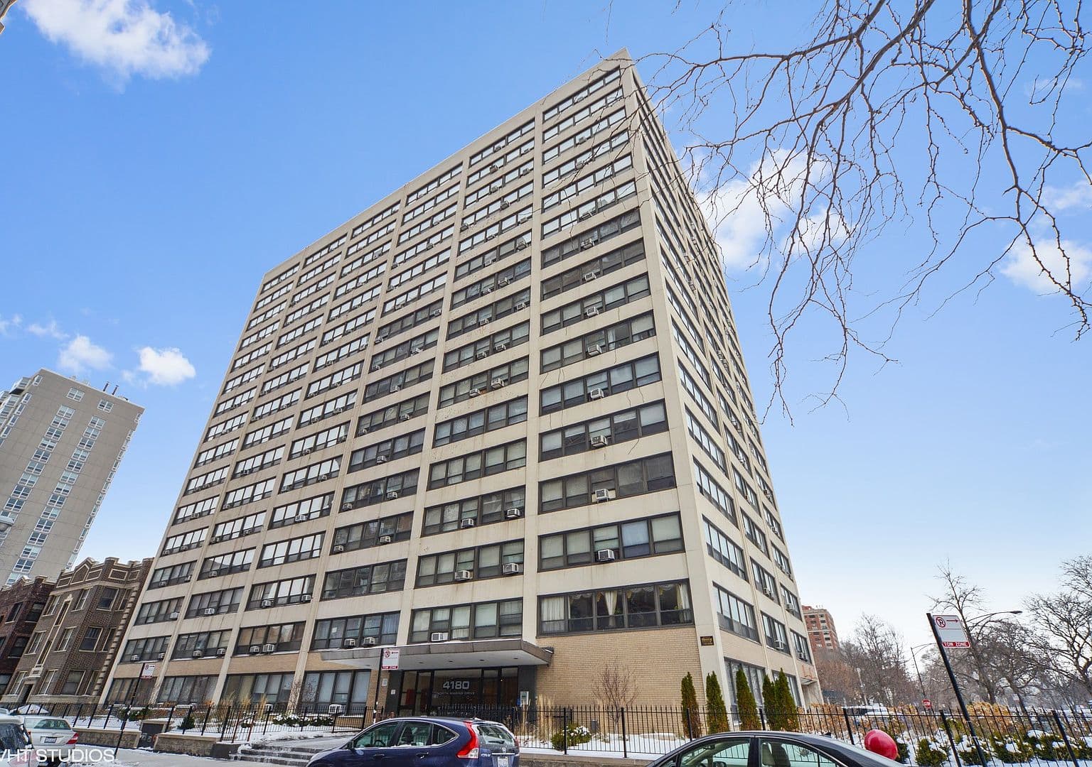 High-rise home at 4180 North Marine Drive